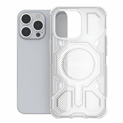 BIBERCAS J-16 Transparent Series For iPhone 13 Pro Case Compatible with MagSafe TPU + PC Phone Cover