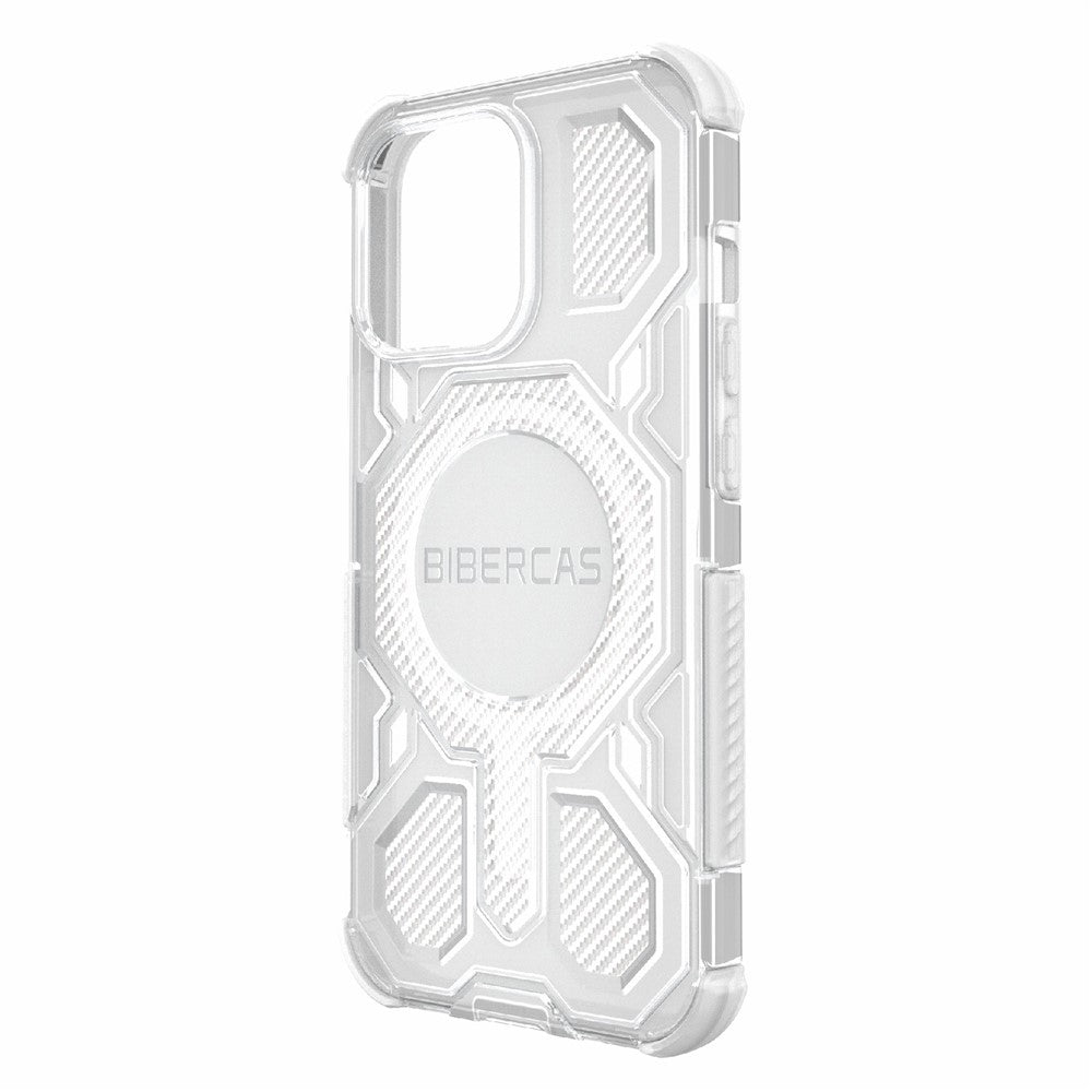 BIBERCAS J-16 Transparent Series For iPhone 13 Pro Case Compatible with MagSafe TPU + PC Phone Cover
