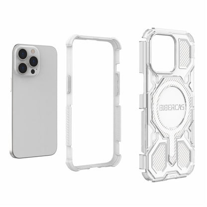 BIBERCAS J-16 Transparent Series For iPhone 13 Pro Case Compatible with MagSafe TPU + PC Phone Cover