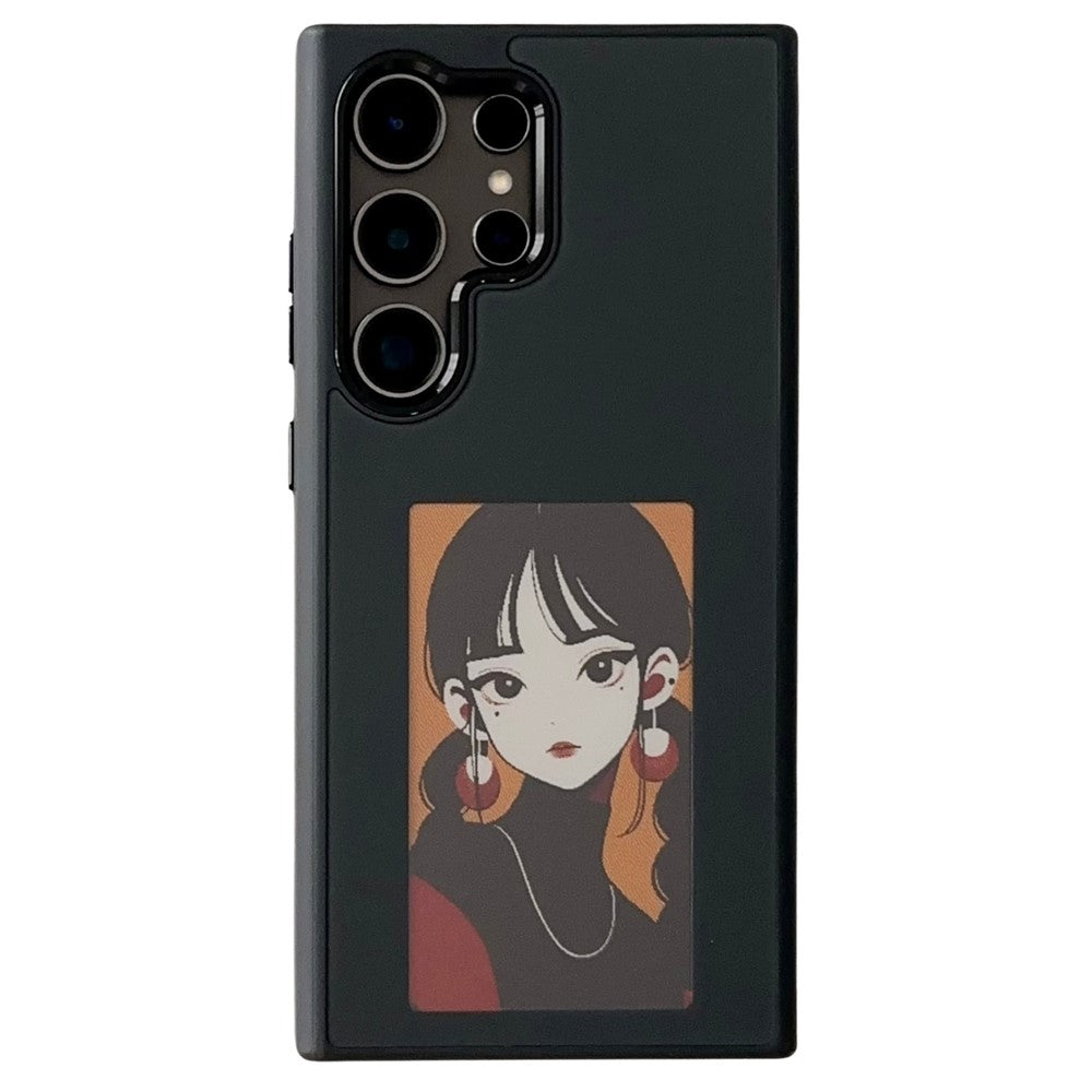For Samsung Galaxy S25 Ultra E Ink Phone Cover 4-Color Display Pattern Customized Case