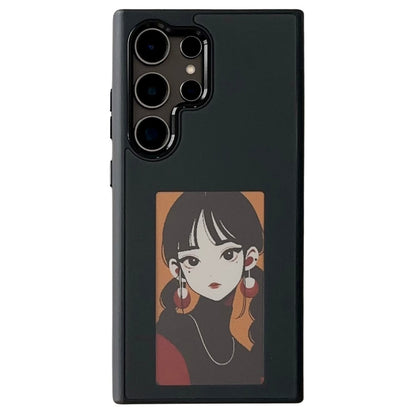 For Samsung Galaxy S25 Ultra E Ink Phone Cover 4-Color Display Pattern Customized Case