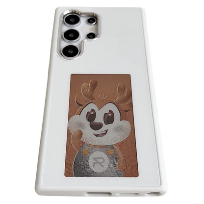 For Samsung Galaxy S25 Ultra E Ink Phone Cover 4-Color Display Pattern Customized Case