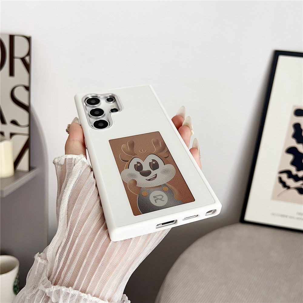 For Samsung Galaxy S25 Ultra E Ink Phone Cover 4-Color Display Pattern Customized Case