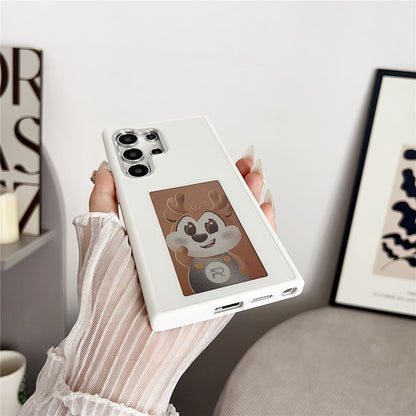 For Samsung Galaxy S25 Ultra E Ink Phone Cover 4-Color Display Pattern Customized Case