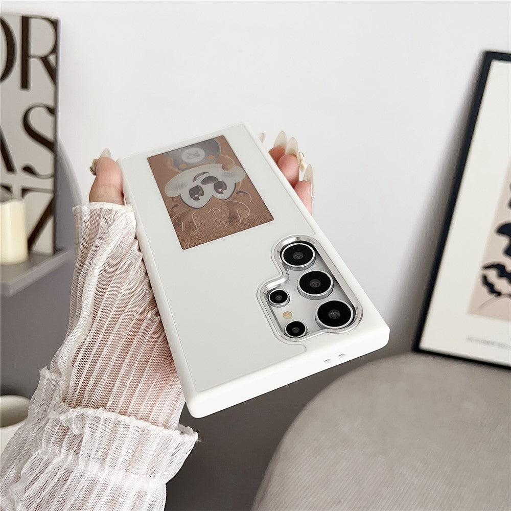 For Samsung Galaxy S25 Ultra E Ink Phone Cover 4-Color Display Pattern Customized Case