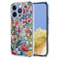 For iPhone 16 Pro Max Case Butterfly Floral Pattern Printing TPU Phone Back Cover
