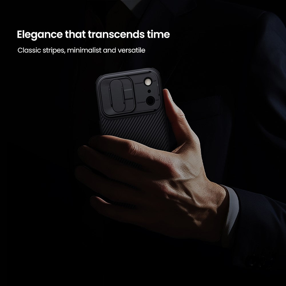 NILLKIN Camshield Pro Series for iPhone 17 Pro Case PC + TPU Slide Camera Lid Phone Cover