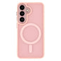 For Samsung Galaxy S25 FE Back Cover Compatible with MagSafe WANLONFENG QB1 Series PC TPU Shockproof Phone Case