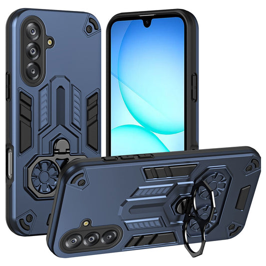 For Samsung Galaxy A17 5G Case Ring Holder Kickstand PC + TPU Shockproof Phone Cover