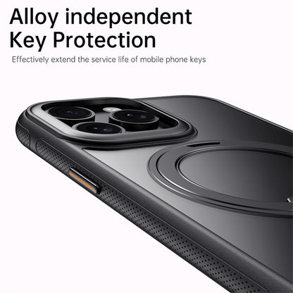 For iPhone 16 Pro Max Case Compatible with MagSafe Kickstand TPU PC Phone Back Cover