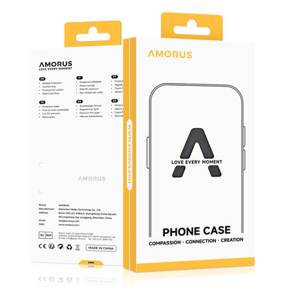 AMORUS For iPhone 13 Pro Case Shockproof Soft TPU Rugged Phone Back Cover