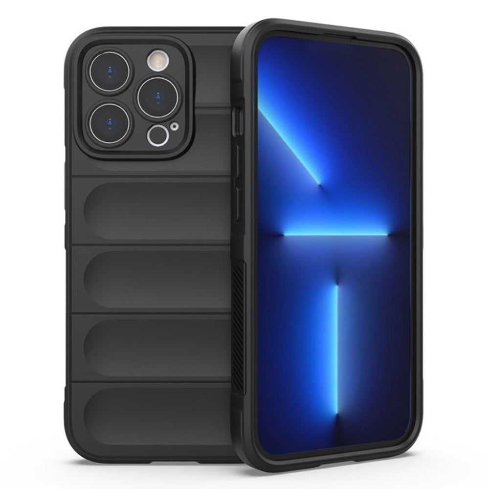 AMORUS For iPhone 13 Pro Case Shockproof Soft TPU Rugged Phone Back Cover