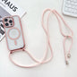 For iPhone 13 Pro 6.1 inch Case Compatible with MagSafe Electroplating Edge TPU Phone Cover with Shoulder Strap