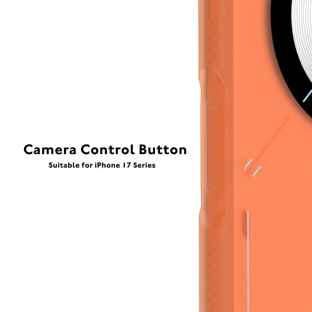 YOUNGKIT For iPhone 17 Pro Max Case Compatible with MagSafe Unique Disc Design TPU + PC Phone Back Cover