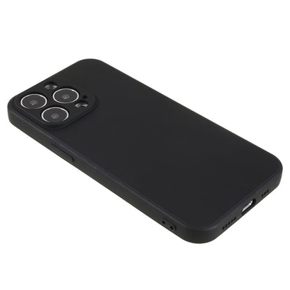 For iPhone 13 Pro 6.1 inch Rubberized TPU Phone Case Soft Fiber Lining Shockproof Cover