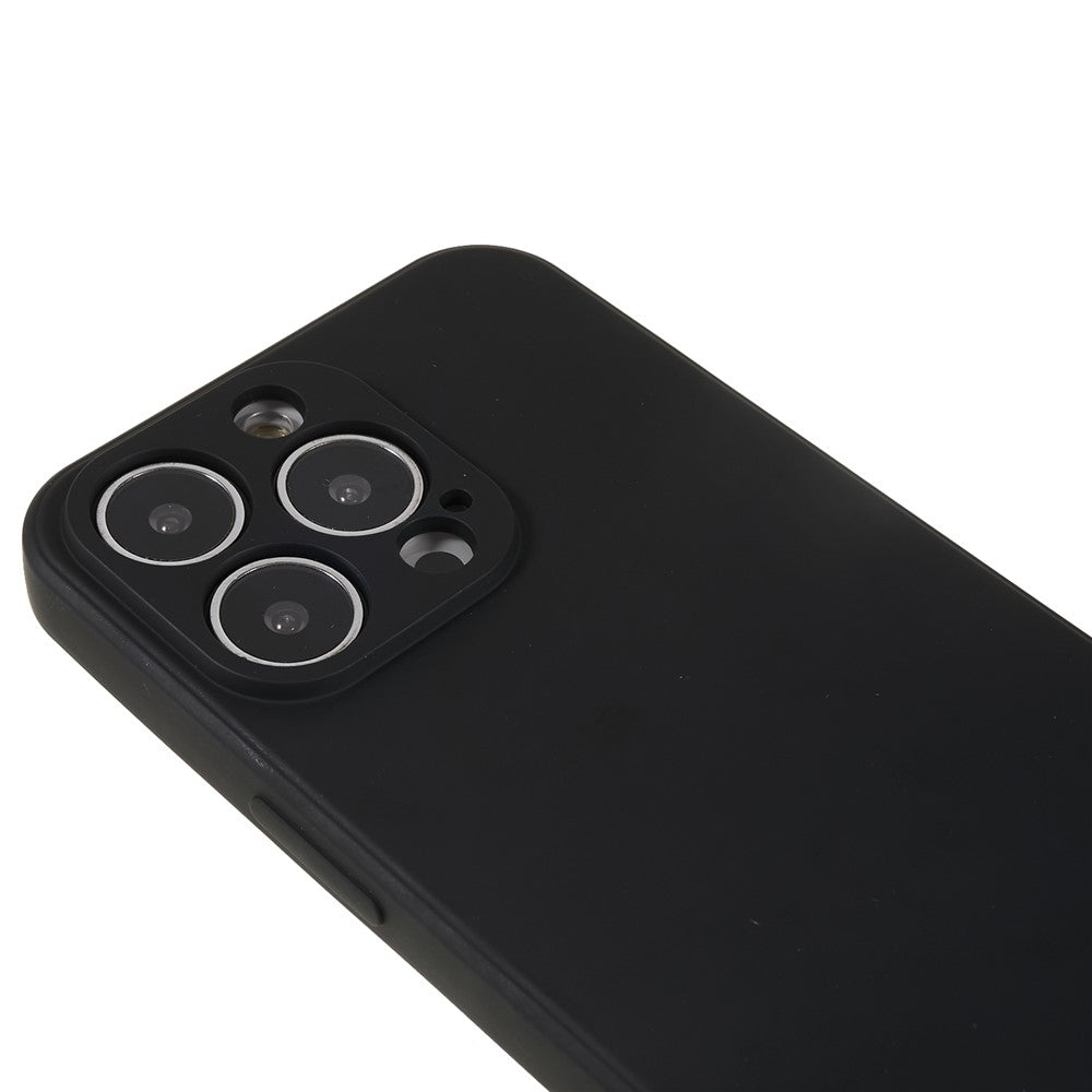 For iPhone 13 Pro 6.1 inch Rubberized TPU Phone Case Soft Fiber Lining Shockproof Cover