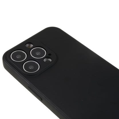 For iPhone 13 Pro 6.1 inch Rubberized TPU Phone Case Soft Fiber Lining Shockproof Cover