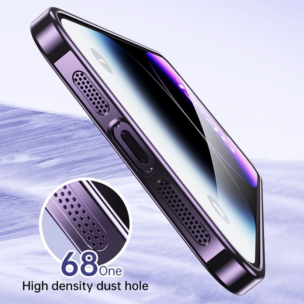 SULADA For iPhone 13 Pro Max 6.7 inch Glitter Soft TPU Phone Case Rhinestone Decor Electroplating Cover