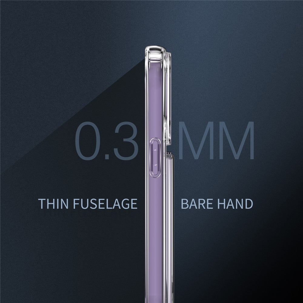 For iPhone 13 Pro Transparent Phone Case Card Holder Shockproof Corner TPU + Acrylic Phone Cover