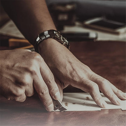 MELKCO For iPhone 13 Pro Litchi Texture Phone Case Genuine Cow Leather+PC Vertical Flip Back Cover