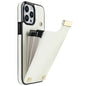 Phone Case for iPhone 13 Pro TPU+PU Leather+Metal Hardware Phone Cover with Card Holder