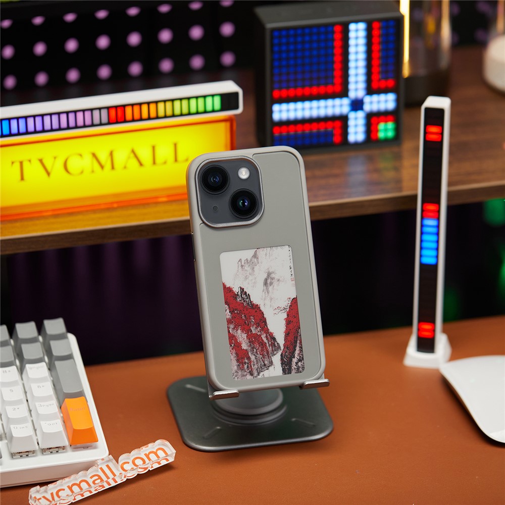 3-Color E Ink Case Screen Case for iPhone 14 / 13 Customizable with NFC