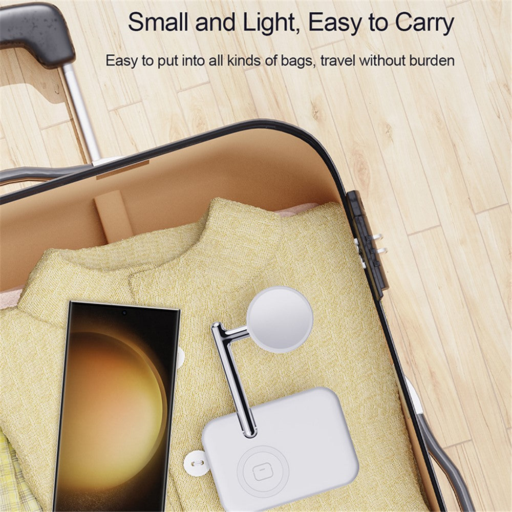 V8S Wireless Charging Station for Samsung Galaxy Buds / Watch , 2-in-1 Magnetic Foldable Wireless Charger Stand