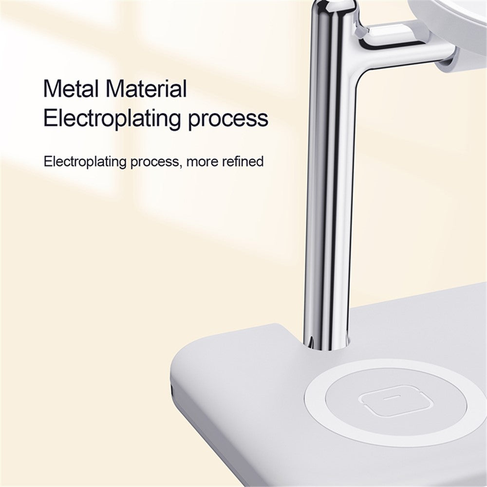 V8S Wireless Charging Station for Samsung Galaxy Buds / Watch , 2-in-1 Magnetic Foldable Wireless Charger Stand