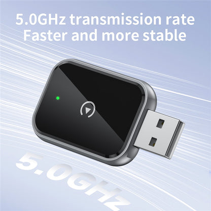 348 Wireless CarPlay Adapter for iPhone Convert Wired to Wireless Compatible with Built-In CarPlay Cars