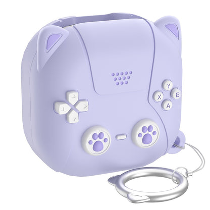 For Samsung Galaxy Buds Live / Buds Pro / Buds2 / Buds2 Pro / Buds FE Case Cute Cat Liquid Silicone Earphone Cover