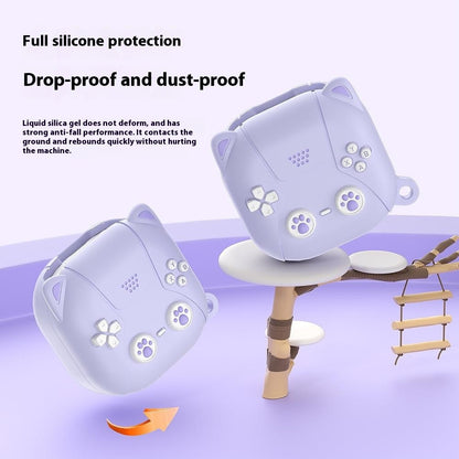 For Samsung Galaxy Buds Live / Buds Pro / Buds2 / Buds2 Pro / Buds FE Case Cute Cat Liquid Silicone Earphone Cover