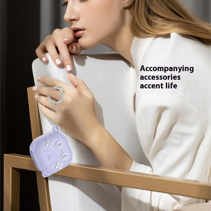 For Samsung Galaxy Buds Live / Buds Pro / Buds2 / Buds2 Pro / Buds FE Case Cute Cat Liquid Silicone Earphone Cover