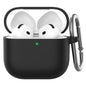 AHASTYLE WG163 For AirPods 4 Silicone Case Earphone Cover with Carabiner