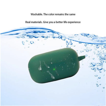 For Samsung Galaxy Buds Core Silicone Case Wireless Earphones Protective Cover with Anti-Lost Buckle