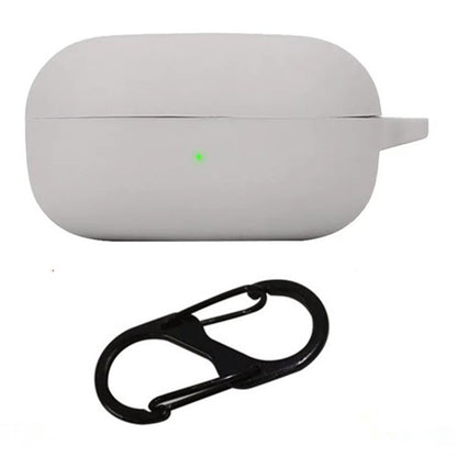 For Samsung Galaxy Buds Core Silicone Case Wireless Earphones Protective Cover with Anti-Lost Buckle