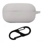 For Samsung Galaxy Buds Core Silicone Case Wireless Earphones Protective Cover with Anti-Lost Buckle