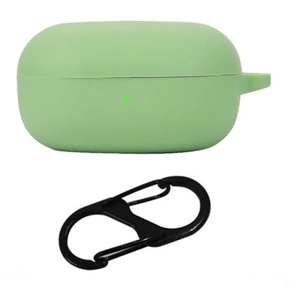 For Samsung Galaxy Buds Core Silicone Case Wireless Earphones Protective Cover with Anti-Lost Buckle