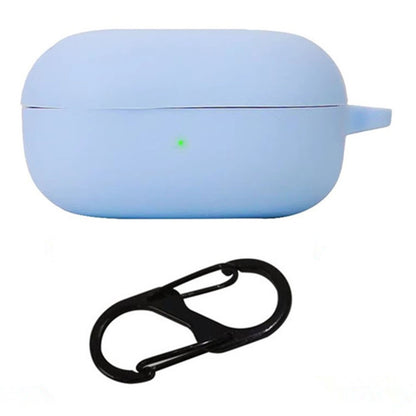 For Samsung Galaxy Buds Core Silicone Case Wireless Earphones Protective Cover with Anti-Lost Buckle