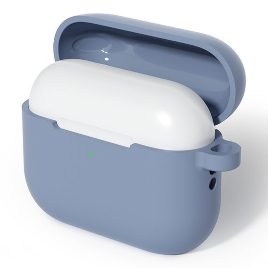 For AirPods Pro 3 Silicone Case Soft Wireless Earbud Organizer Cover with Carabiner