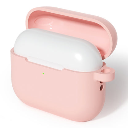 For AirPods Pro 3 Silicone Case Soft Wireless Earbud Organizer Cover with Carabiner
