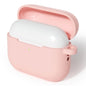 For AirPods Pro 3 Silicone Case Soft Wireless Earbud Organizer Cover with Carabiner