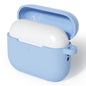 For AirPods Pro 3 Silicone Case Soft Wireless Earbud Organizer Cover with Carabiner