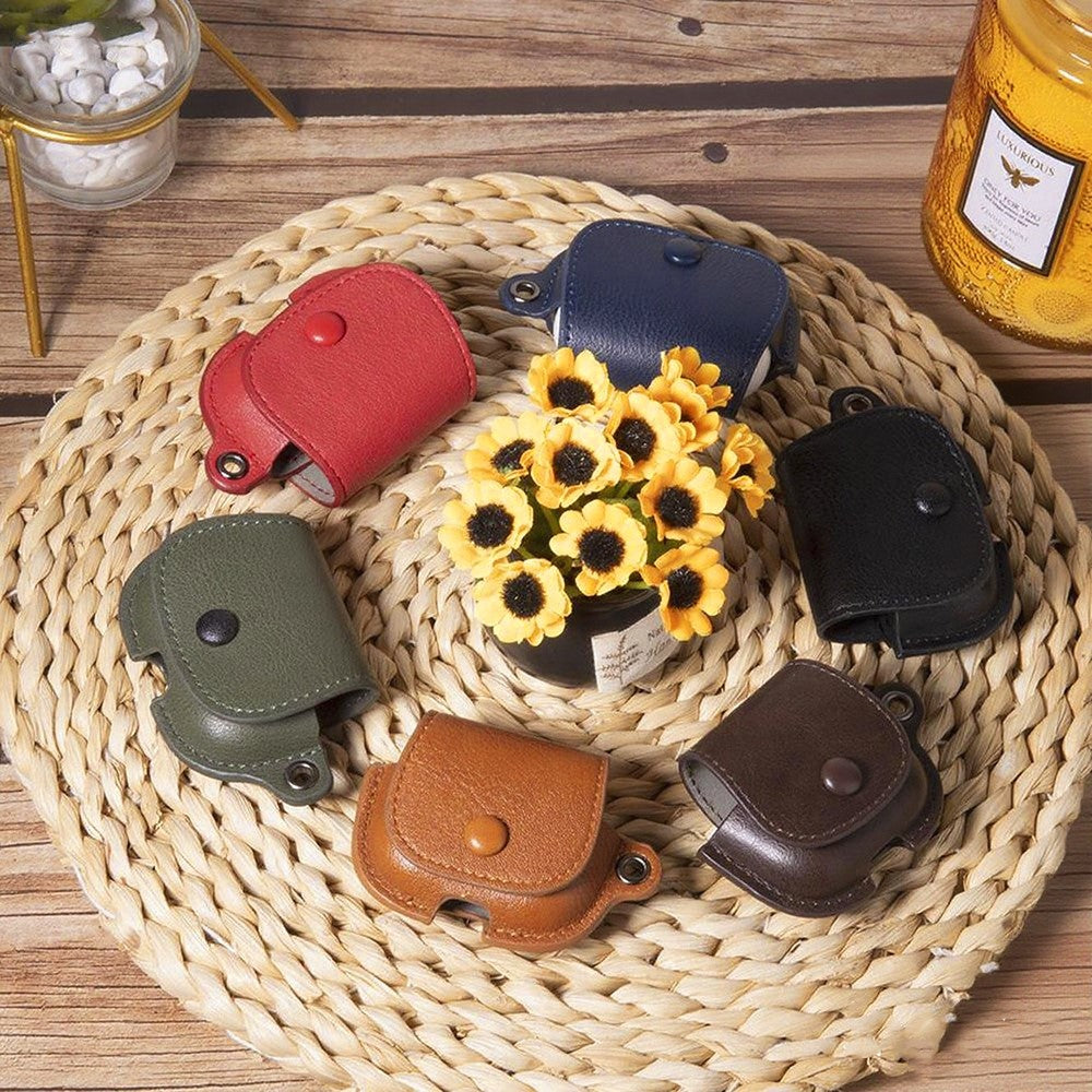 For AirPods Pro 3 Charging Case Cover Backpack Style Leather + PC Earbuds Protective Case