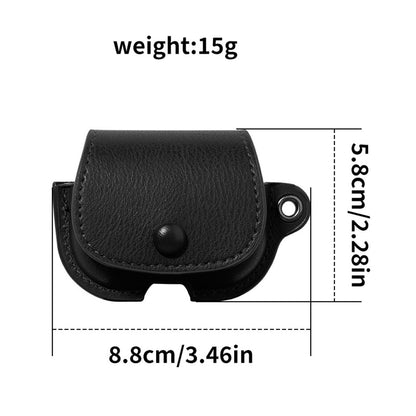 For AirPods Pro 3 Charging Case Cover Backpack Style Leather + PC Earbuds Protective Case