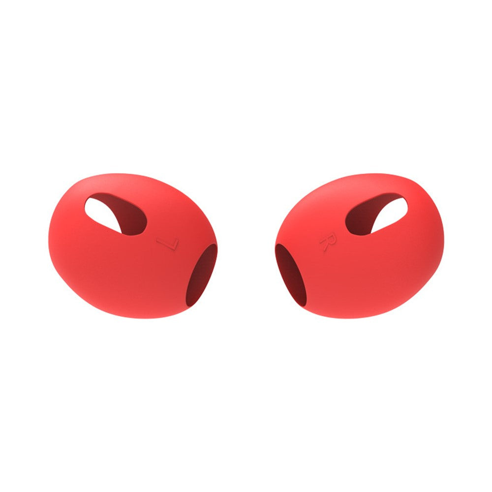 For Apple AirPods 3 2 Pairs Anti-slip Silicone Earbuds Cover Ultra-thin Bluetooth-compatible Earphones Tips