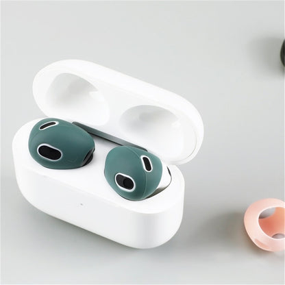 For Apple AirPods 3 2 Pairs Anti-slip Silicone Earbuds Cover Ultra-thin Bluetooth-compatible Earphones Tips