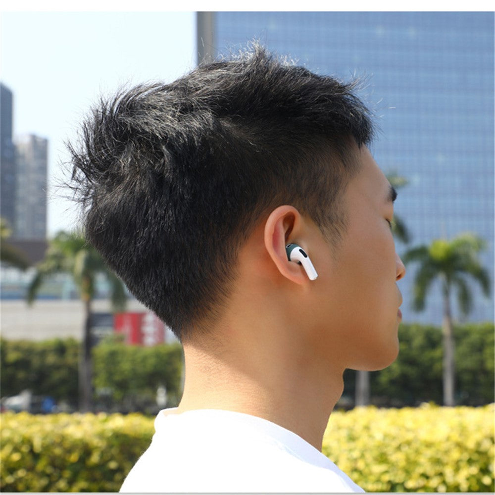 For Apple AirPods 3 2 Pairs Anti-slip Silicone Earbuds Cover Ultra-thin Bluetooth-compatible Earphones Tips