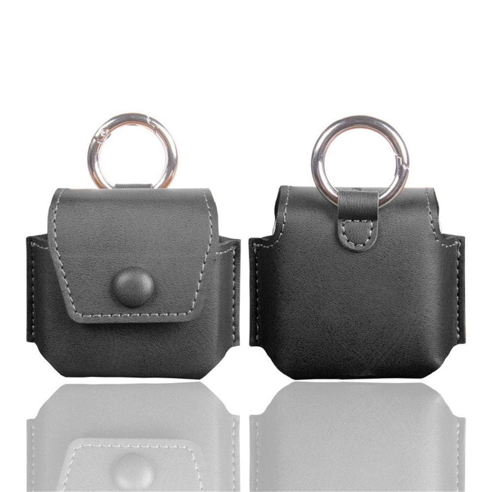 For Samsung Galaxy Buds2 / Buds Live / Buds Pro Bluetooth-compatible Earphone Crazy Horse Texture PU Leather Protective Bag Anti-scratch Anti-drop Cover