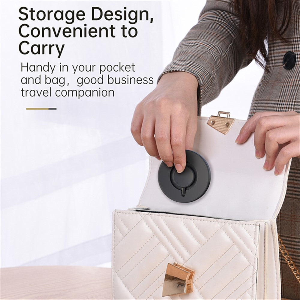 V17S Foldable Charging Station for Samsung Galaxy Watch , Vertical Magnetic Wireless Charger Stand ABS Charging Dock