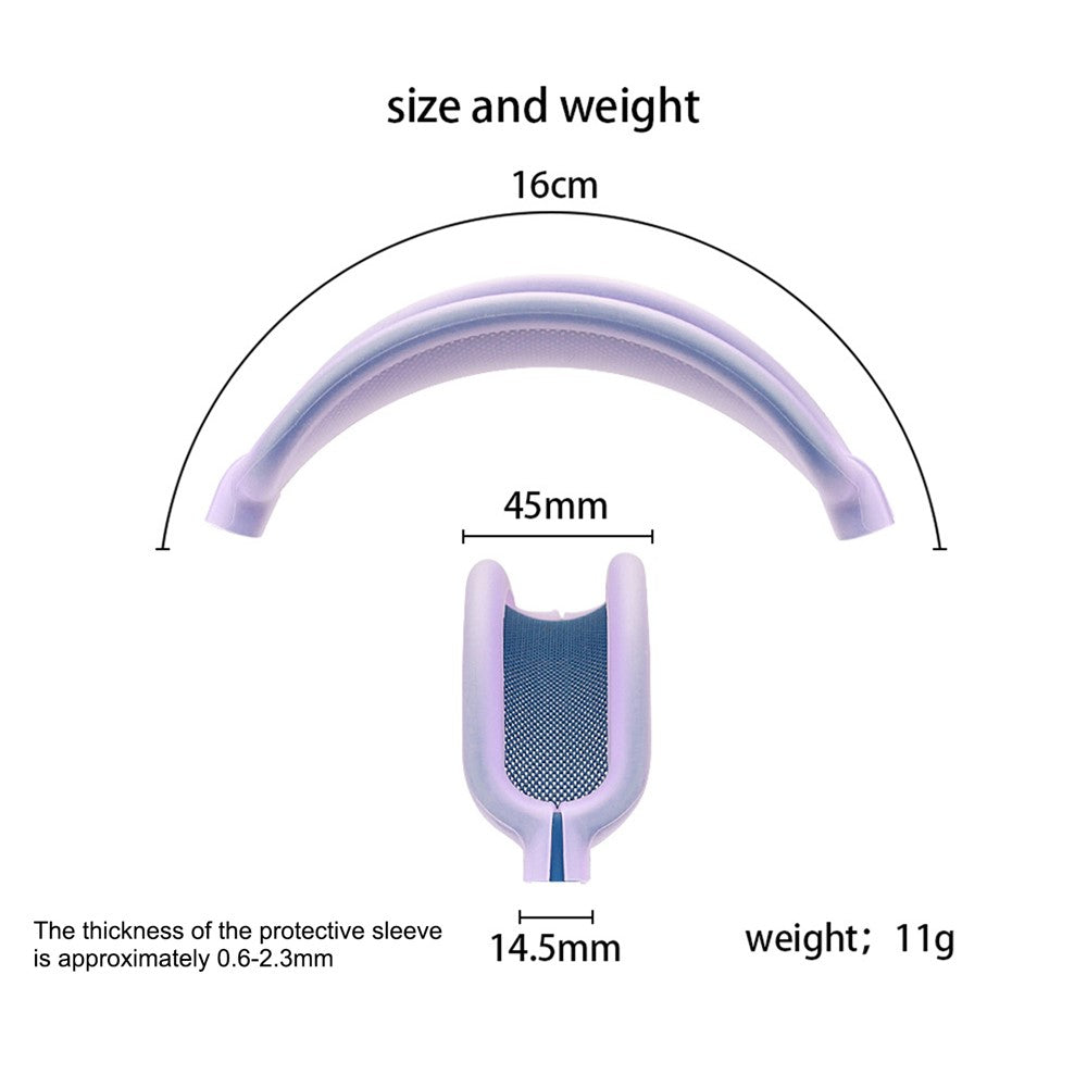 For AirPods Max with USB-C / Max Headphone Silicone Earmuff Shell Earpad Cover Headband Cover Crossbeam Cover Set